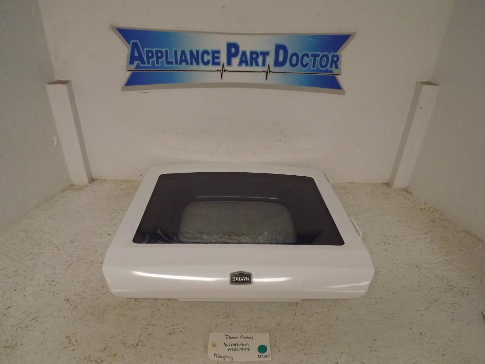Maytag Dryer W10111909 1480777 Door Assy Used Maytag Dryer W10111909 1480777 Door Assy Used